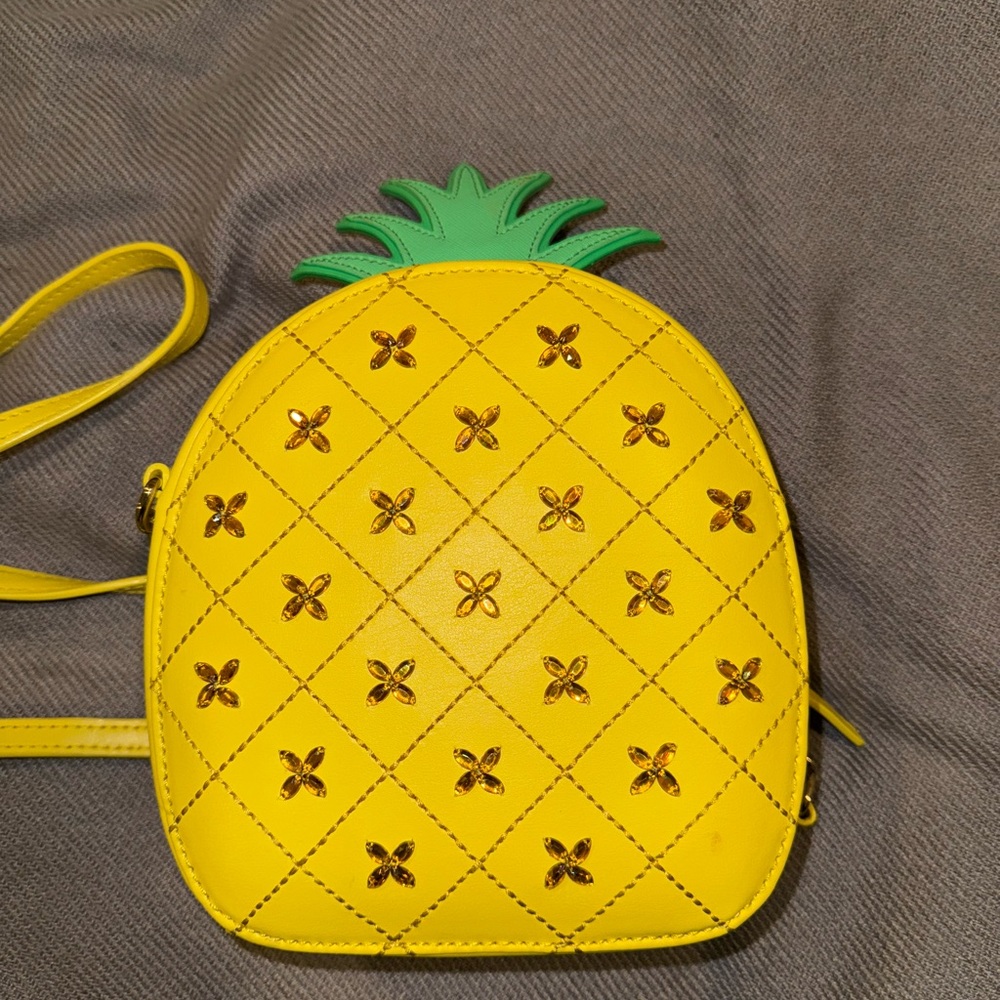 Kate Spade Pineapple Crossbody Bag - Yellow and Green